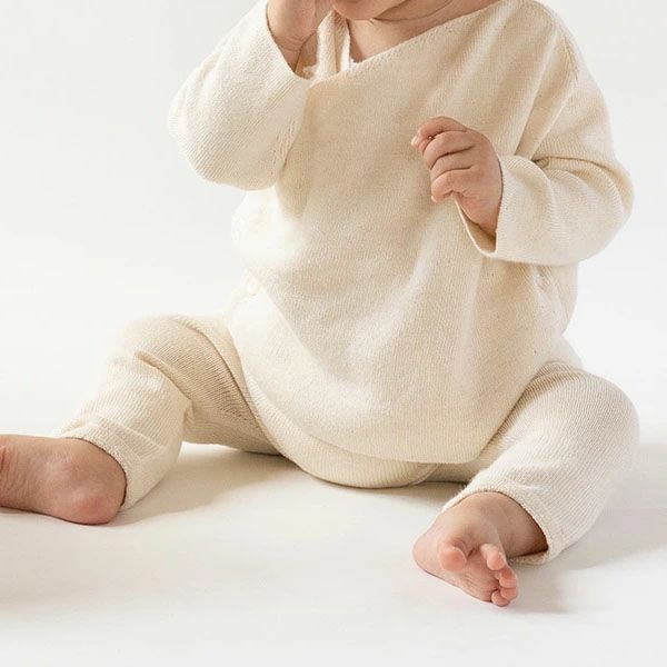 オーガニックコットン ベビー腹巻きにもなる 縫い目のないパンツ