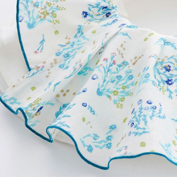 オーガニックコットン ティアードフリルスタイ ヒカリエ