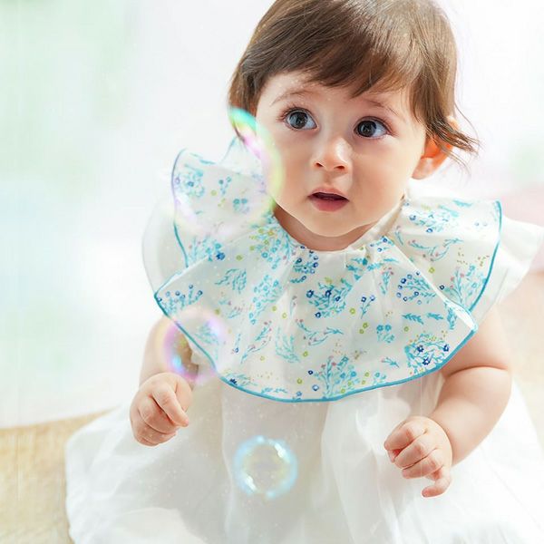 オーガニックコットン ティアードフリルスタイ ヒカリエ