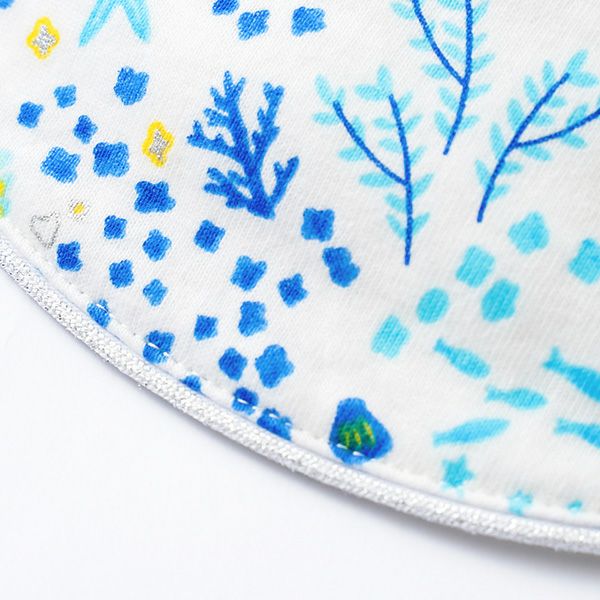 オーガニックコットン ラメパイピングスタイ アンダーザシー