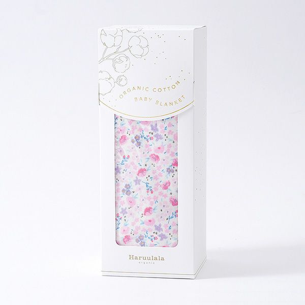 オーガニックコットン ブランケット 妖精と花たち