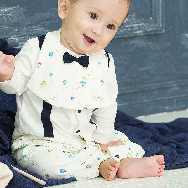 オーガニックコットン ベビーファーストパンツ（ロング） 自由飛行