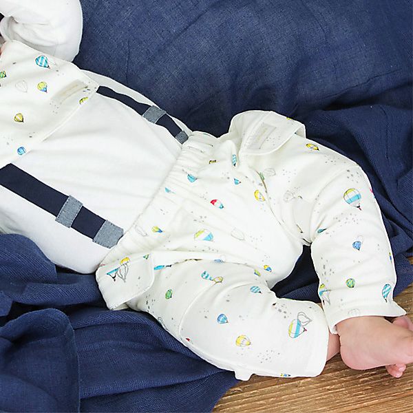 オーガニックコットン ベビーファーストパンツ（ロング） 自由飛行