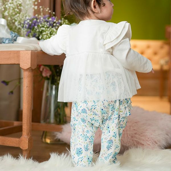 オーガニックコットン ベビーフリルパンツ（ロング） ヒカリエ