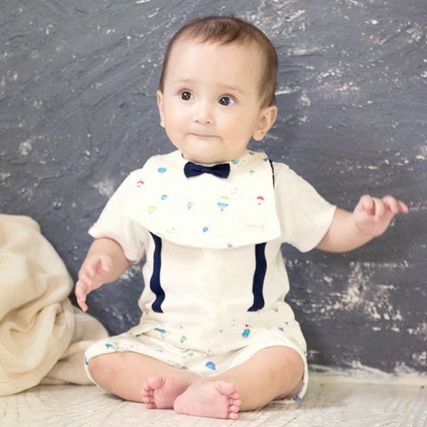 オーガニックコットン ベビーファーストパンツ（ショート） 自由飛行