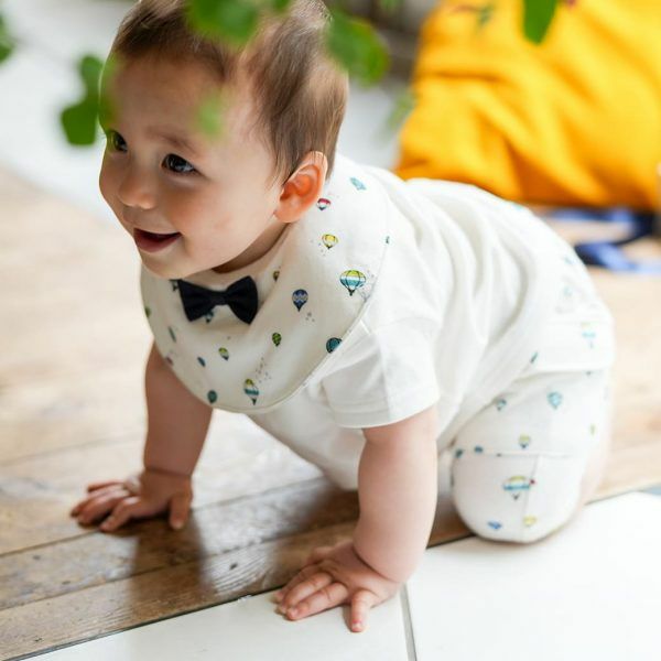 オーガニックコットン ベビーファーストパンツ（ショート） 自由飛行