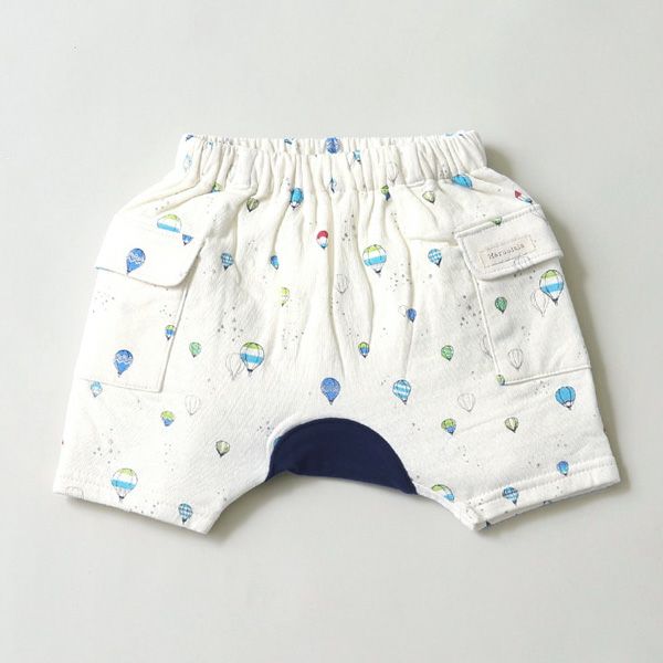 オーガニックコットン ベビーファーストパンツ（ショート） 自由飛行