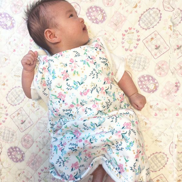 オーガニックコットン スリーパー 花咲く音色