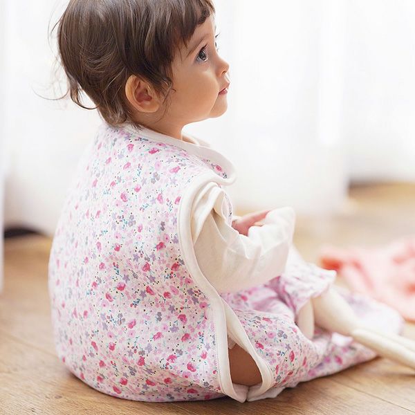 オーガニックコットン スリーパー 妖精と花たち