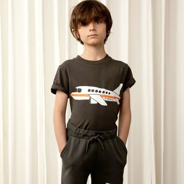 オーガニックコットン キッズTシャツ(半袖) AIRPLANE