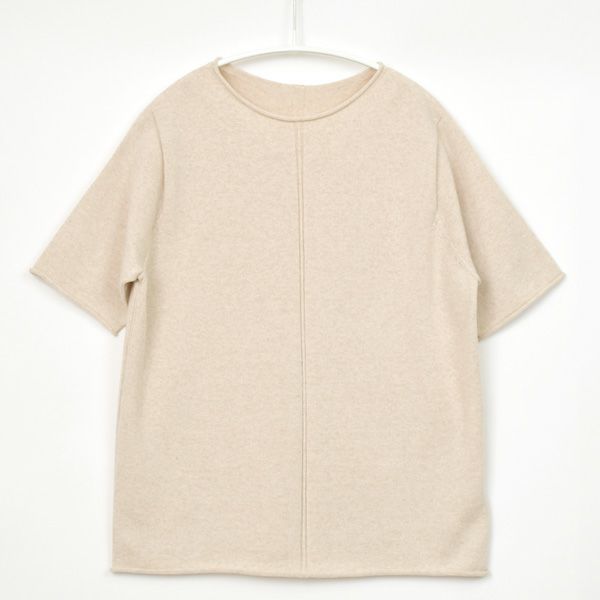 オーガニックコットン やわらか杢 無縫製クルーネック