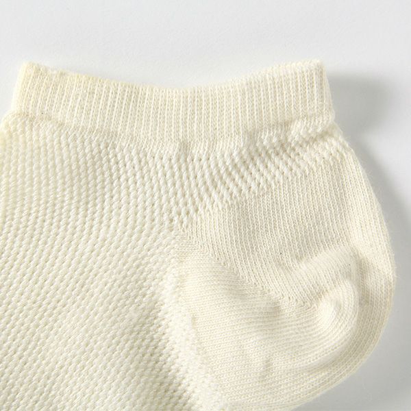オーガニックコットン メッシュアンクルソックス