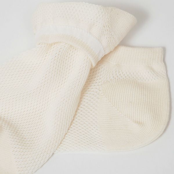 オーガニックコットン メッシュアンクルソックス