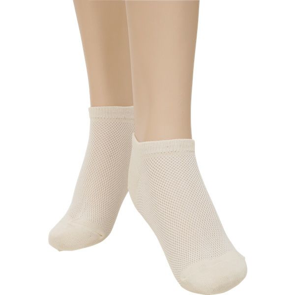 オーガニックコットン メッシュアンクルソックス