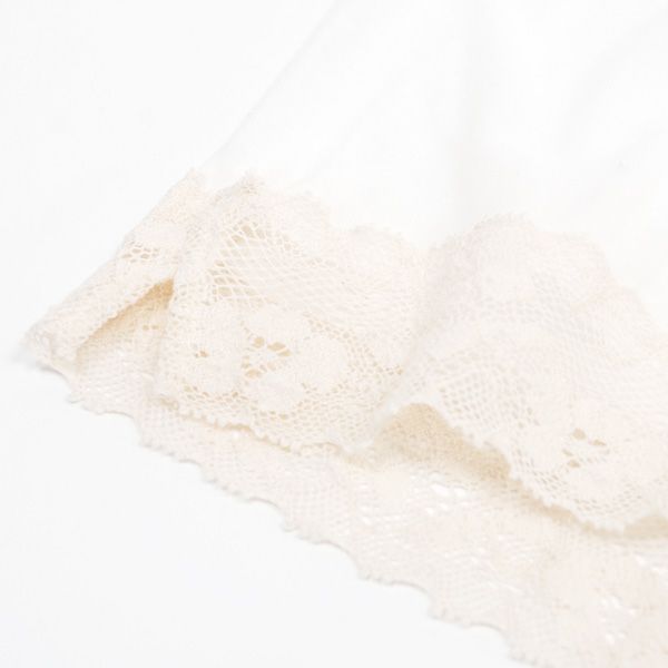 オーガニックコットン フロストレース一分丈ショーツ M