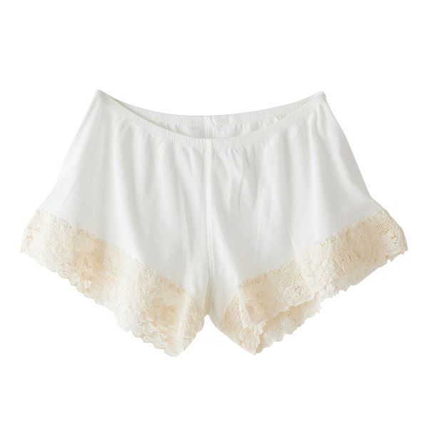 オーガニックコットン フロストレース一分丈ショーツ M