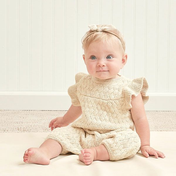 オーガニックコットン ベビーガーゼ結びヘアバンド