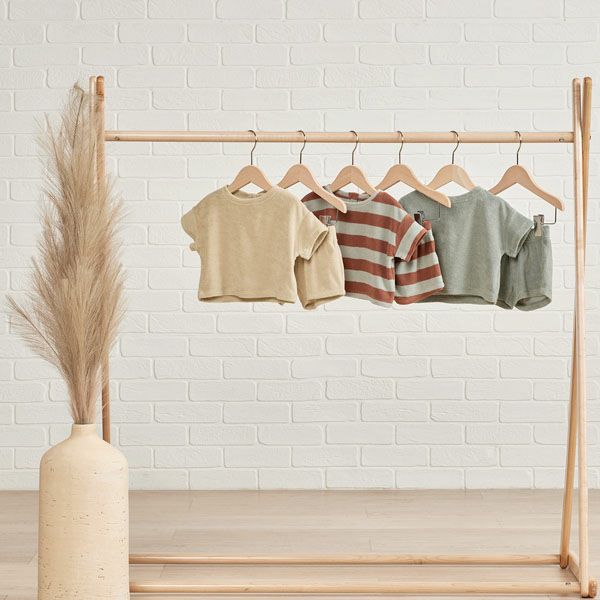 オーガニックコットン ベビーテリーＴシャツ＆ショーツ