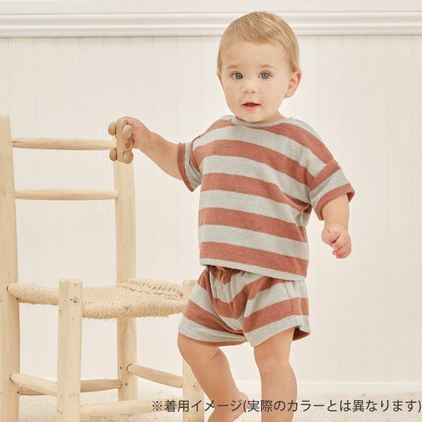 オーガニックコットン ベビーテリーＴシャツ＆ショーツ