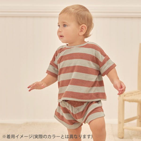 オーガニックコットン ベビーテリーＴシャツ＆ショーツ