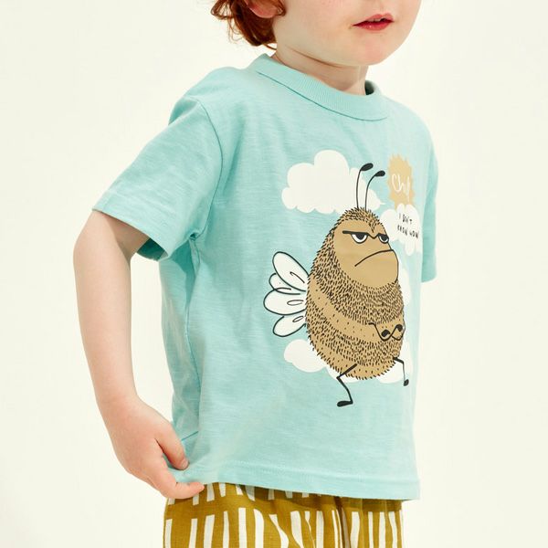 オーガニックコットン キッズＴシャツ Bumblebee