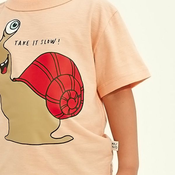 オーガニックコットン キッズＴシャツ Slower