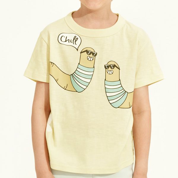 オーガニックコットン キッズＴシャツ Chill