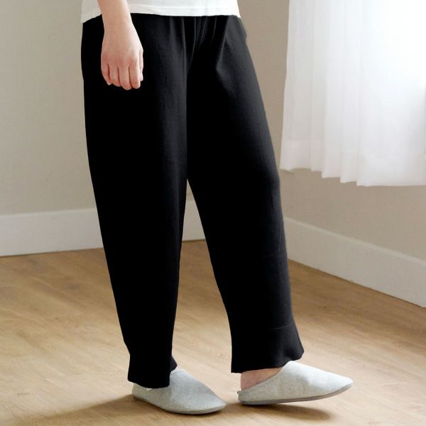 オーガニックコットン ニットワイドパンツ