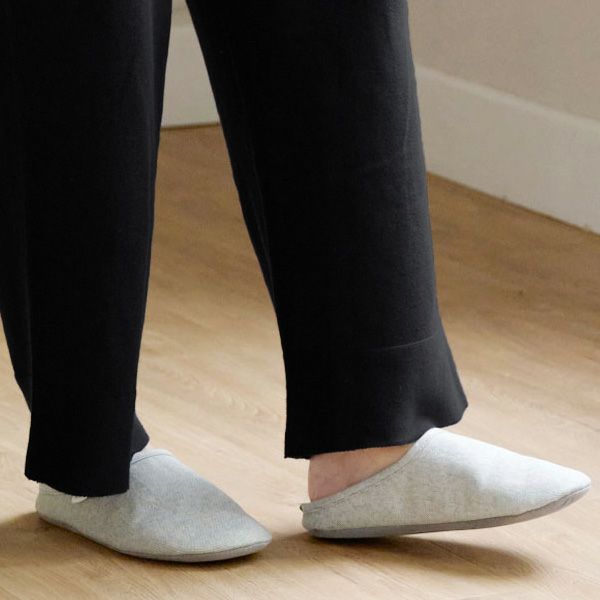 オーガニックコットン ニットワイドパンツ