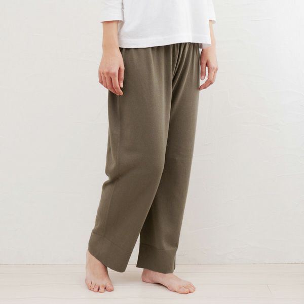 オーガニックコットン ニットワイドパンツ