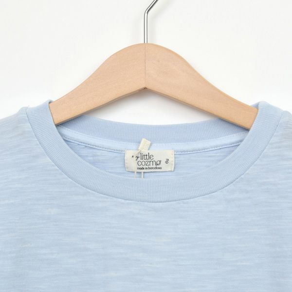 オーガニックコットン キッズスラブドロップショルダーＴシャツ(半袖)