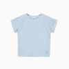 オーガニックコットン キッズスラブドロップショルダーＴシャツ(半袖)