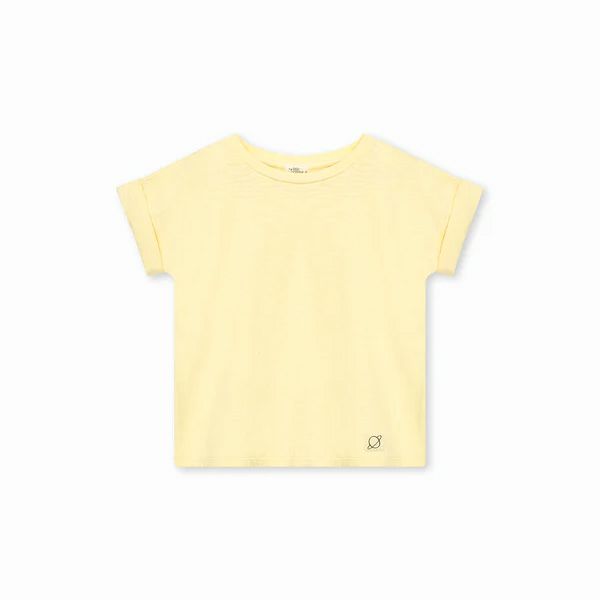 オーガニックコットン キッズスラブドロップショルダーＴシャツ(半袖)