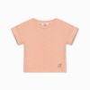 オーガニックコットン キッズスラブドロップショルダーＴシャツ(半袖)