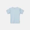 オーガニックコットン キッズリブスラブラッフルＴシャツ(半袖)