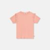 オーガニックコットン キッズリブスラブラッフルＴシャツ(半袖)