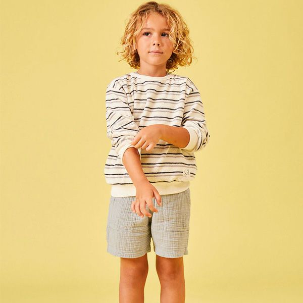 オーガニックコットン キッズガーゼバミューダショートパンツ