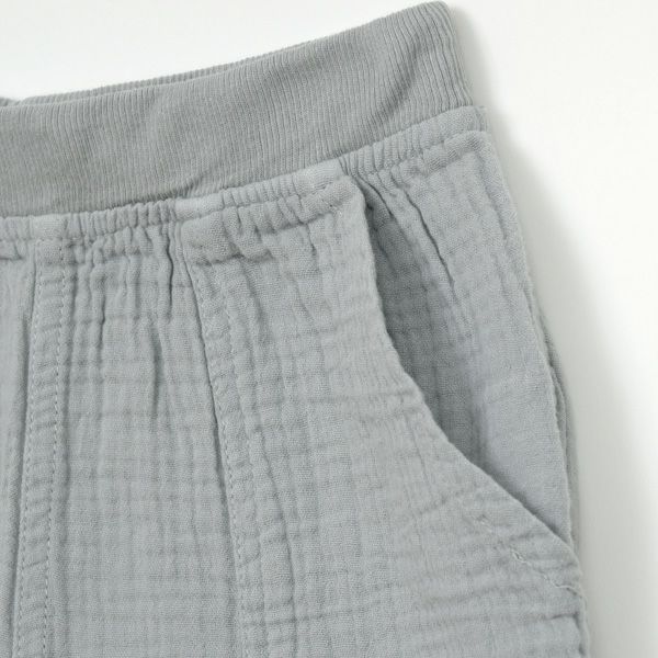 オーガニックコットン キッズガーゼバミューダショートパンツ