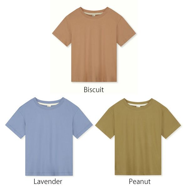 オーガニックコットン キッズオーバーサイズＴシャツ(半袖)