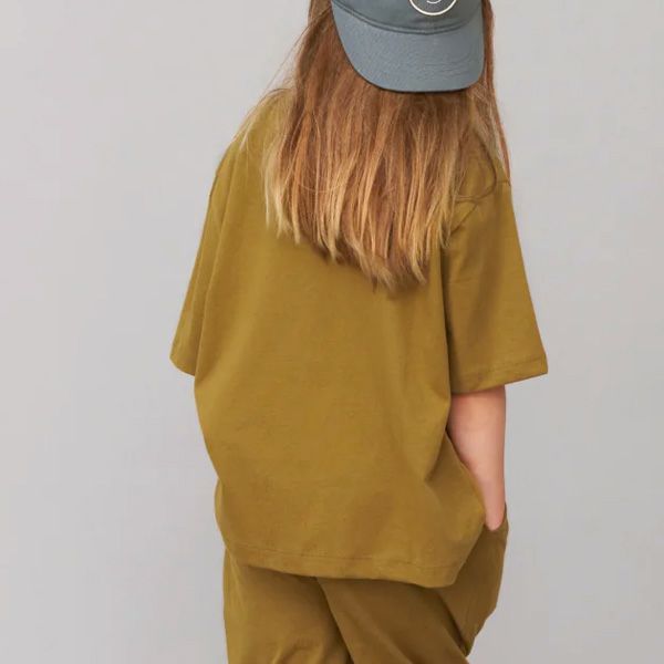 オーガニックコットン キッズオーバーサイズＴシャツ(半袖)