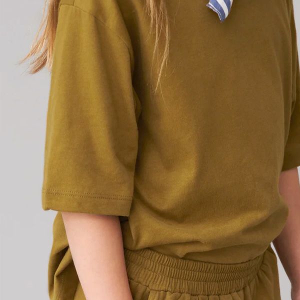 オーガニックコットン キッズオーバーサイズＴシャツ(半袖)