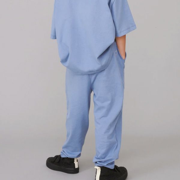 オーガニックコットン キッズテーパードパンツ