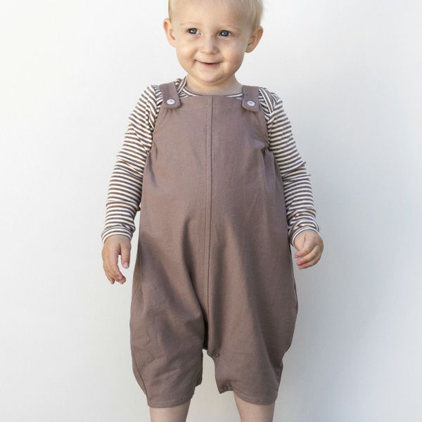 オーガニックコットン&ネトル ベビーオーバーオール