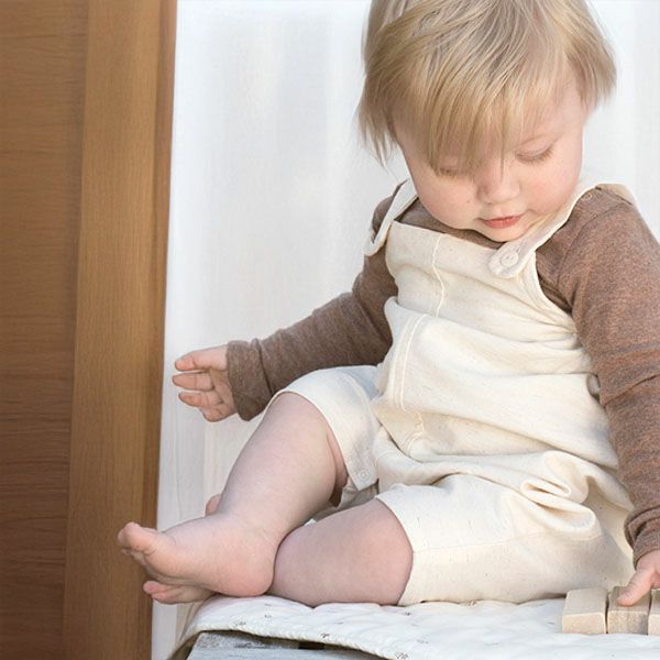 オーガニックコットン&ネトル ベビーオーバーオール