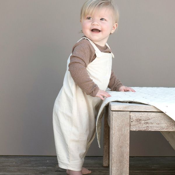 オーガニックコットン&ネトル ベビーオーバーオール