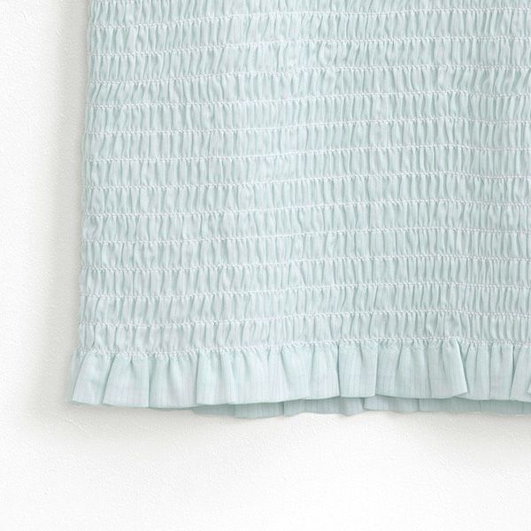 オーガニックコットン スモックノースリーブトップ