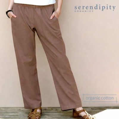 オーガニックコットン&ネトル ストレートパンツ