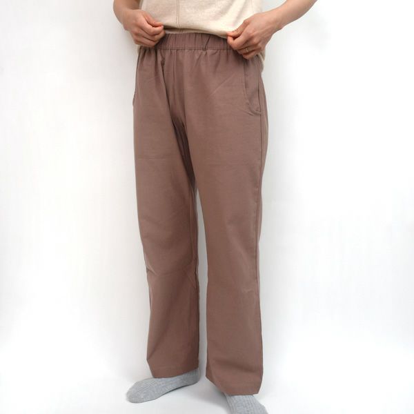 オーガニックコットン&ネトル ストレートパンツ