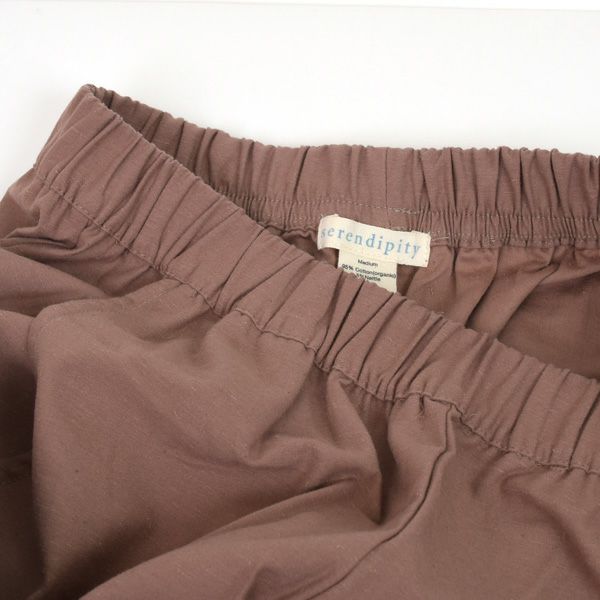 オーガニックコットン&ネトル ストレートパンツ