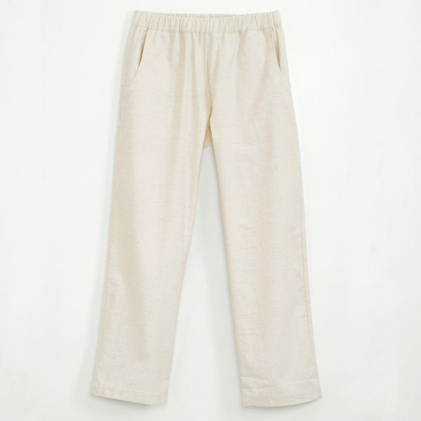 オーガニックコットン&ネトル ストレートパンツ